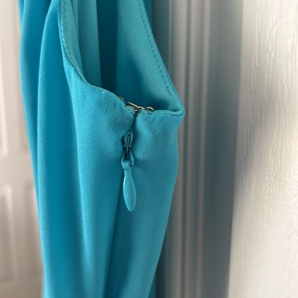 Express blue flowy dress size 0 - Picture 4 of 6